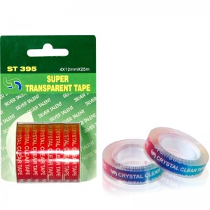 Tùy chỉnh Crystal Clear văn phòng phẩm Băng dính đóng gói băng keo băng keo băng